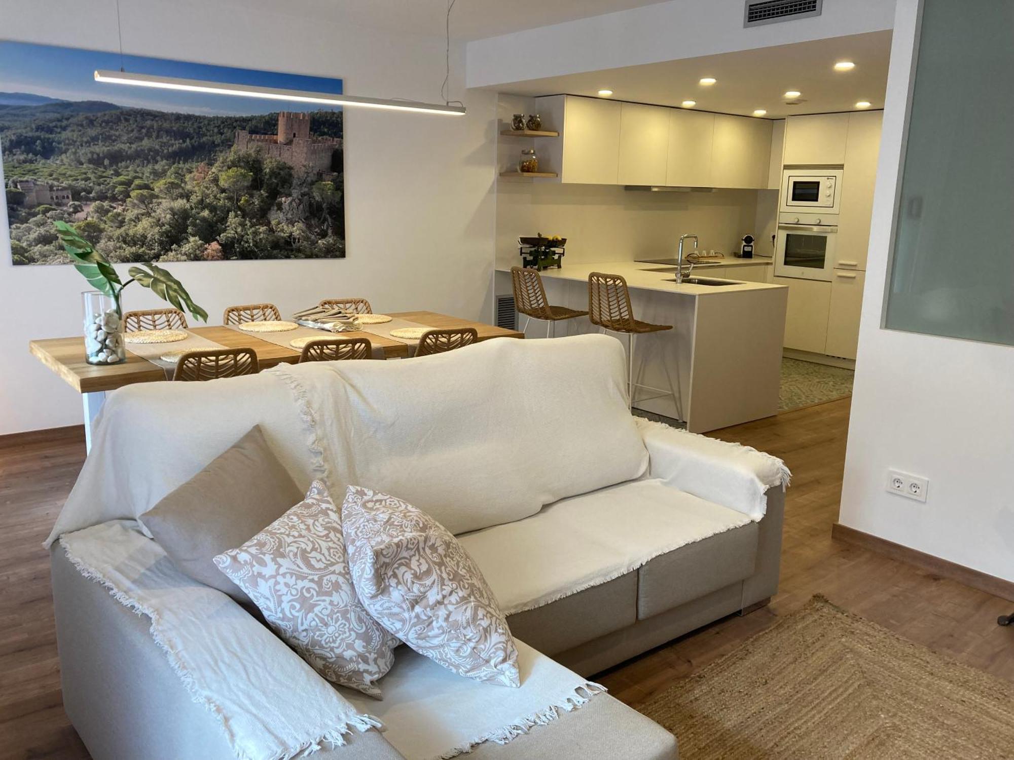 Apartamento Centrico, Climatizado Y Totalmente Equipado De 3 Habitaciones Para 6-7 Personas Santa Coloma De Farners Exterior foto